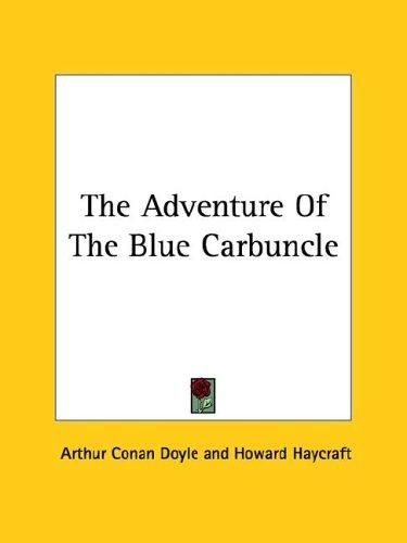 La aventura del carbunclo azul