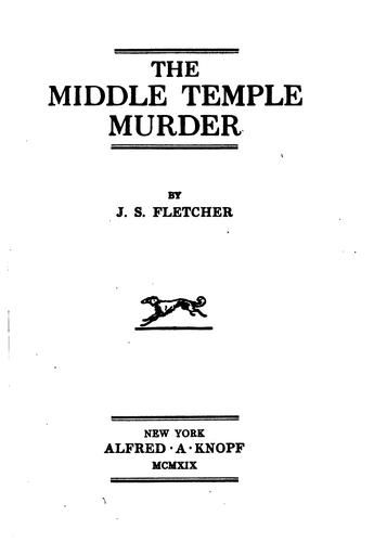 El asesinato del Middle Temple